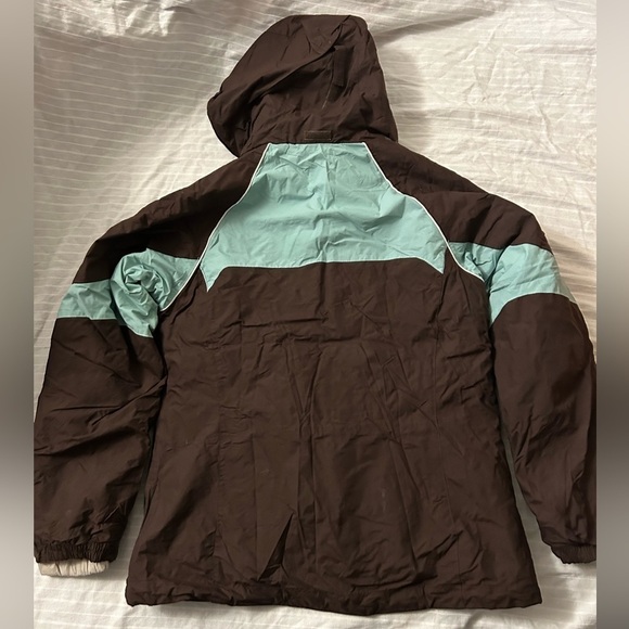 COLUMBIA Interchange 3 in 1 Women OMNI-TECH Waterproof Windproof Jacket Size S - Picture 8 of 8